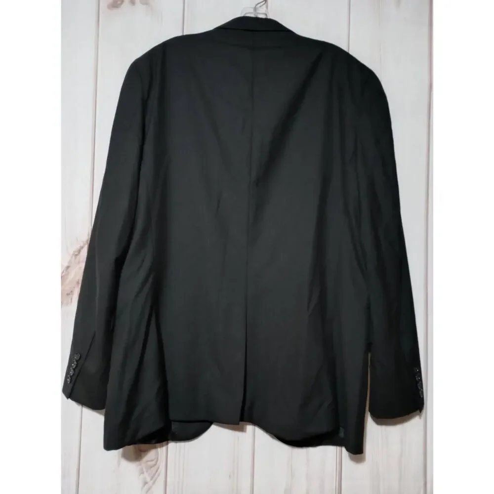 J Crew Blazer Men's 42R Black Italian‎ Wool